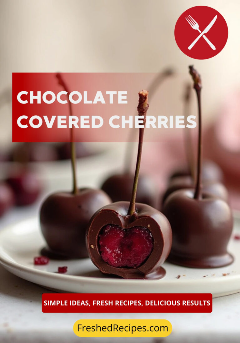 Fresh cherries, melted dark chocolate, and crushed nuts ready for making delicious chocolate covered cherries.